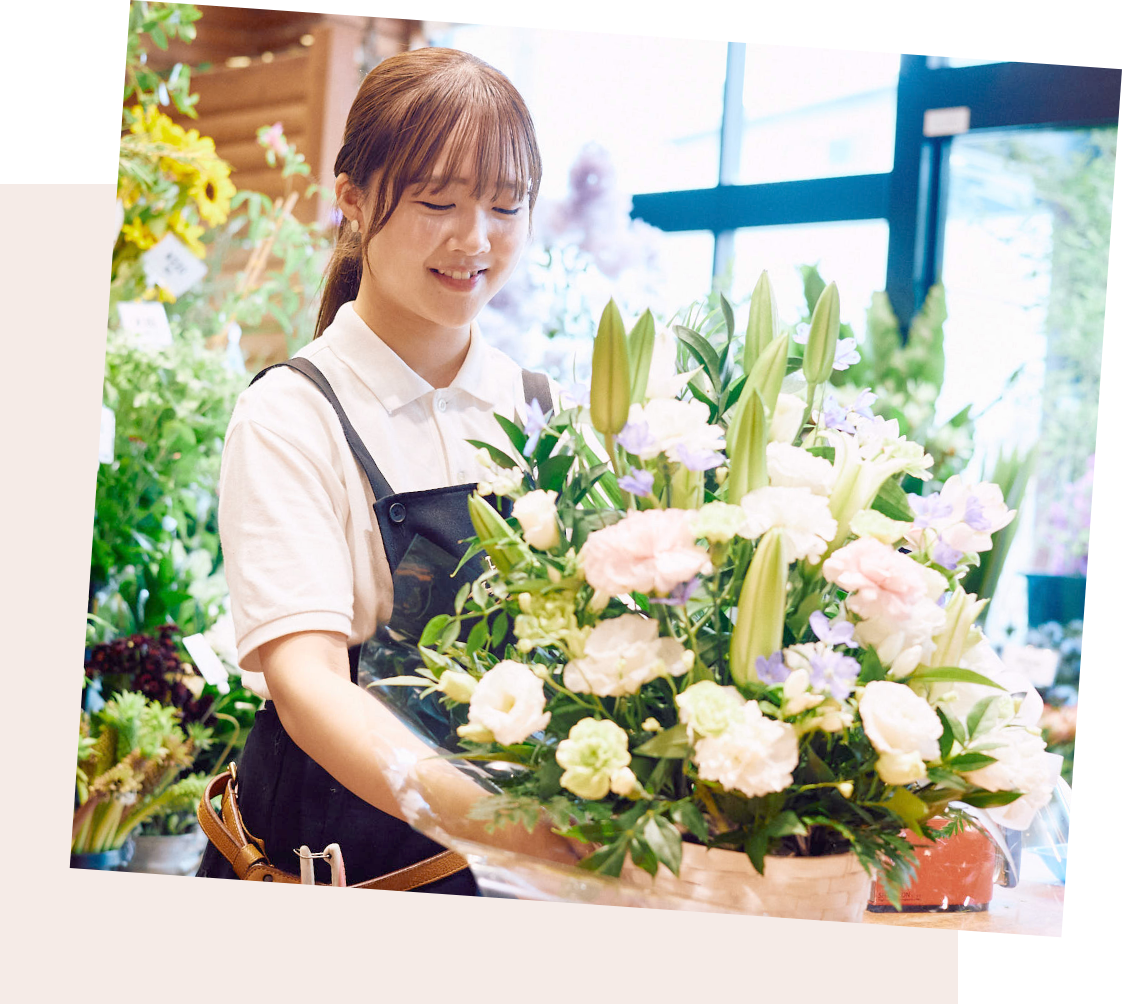 01 FLOWER SHOP［ 小 売 ］